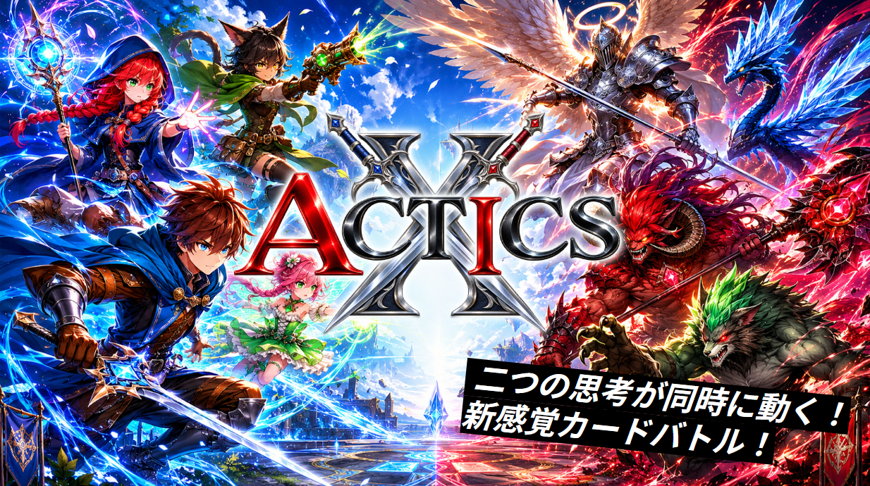 Actics X - 二つの思考が同時に動く新感覚カードバトル